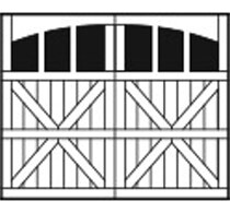 Ponderosa Carriage Wood Doors, Overhead Door of Kearney™