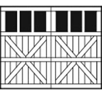 Ponderosa Carriage Wood Doors, Overhead Door of Kearney™