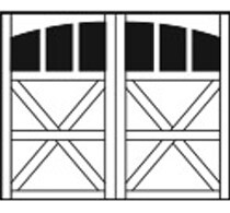 Ponderosa Carriage Wood Doors, Overhead Door of Kearney™