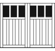 Villa Madre Carriage Wood Doors, Overhead Door of Kearney™